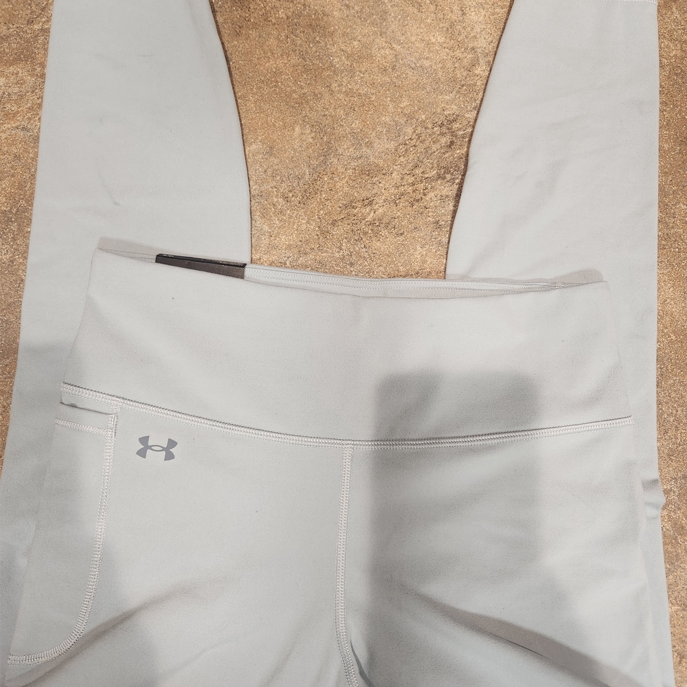 Under Armour Light Gray High-Waist Leggings